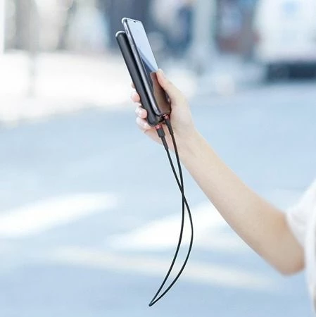 Kabllo USB-A në USB-C Baseus Cafule CATKLF-U91 3 m USB 2.0 e thurur, zi-kuqe