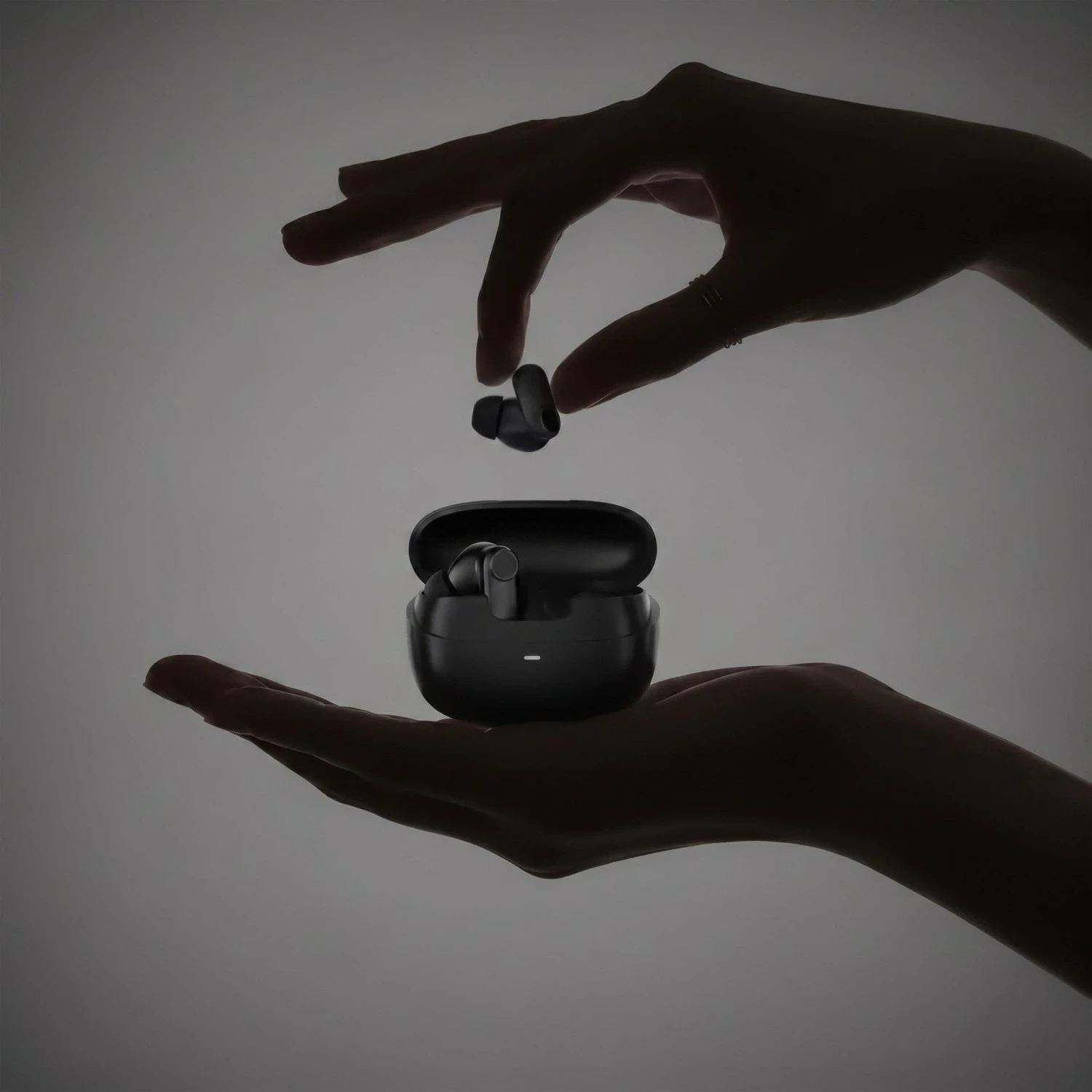 Kufje 3MK FitPods, Bluetooth 6.0, ANC, True Wireless, IPX4, të zeza
