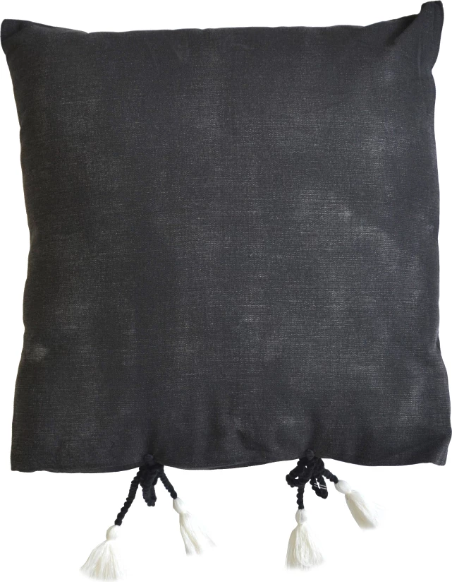 Jastëk dekorativ Sable 9, pambuk, ngjyrë e zezë, 45x45cm