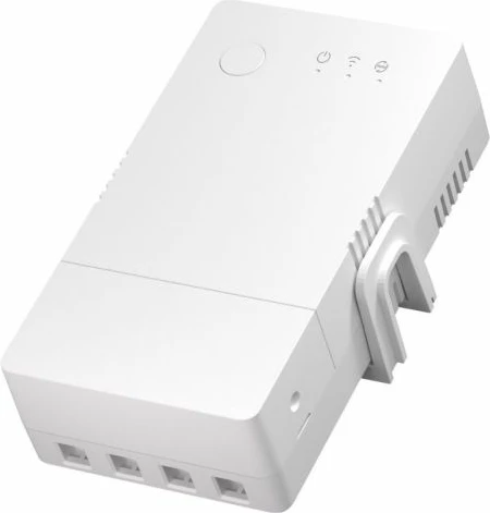 Switch smart Wi‑Fi SONOFF THR320, 20A max, kontroll temperaturë & lagështi, kompatibil me Alexa/Google Home/IFTTT, e bardhë