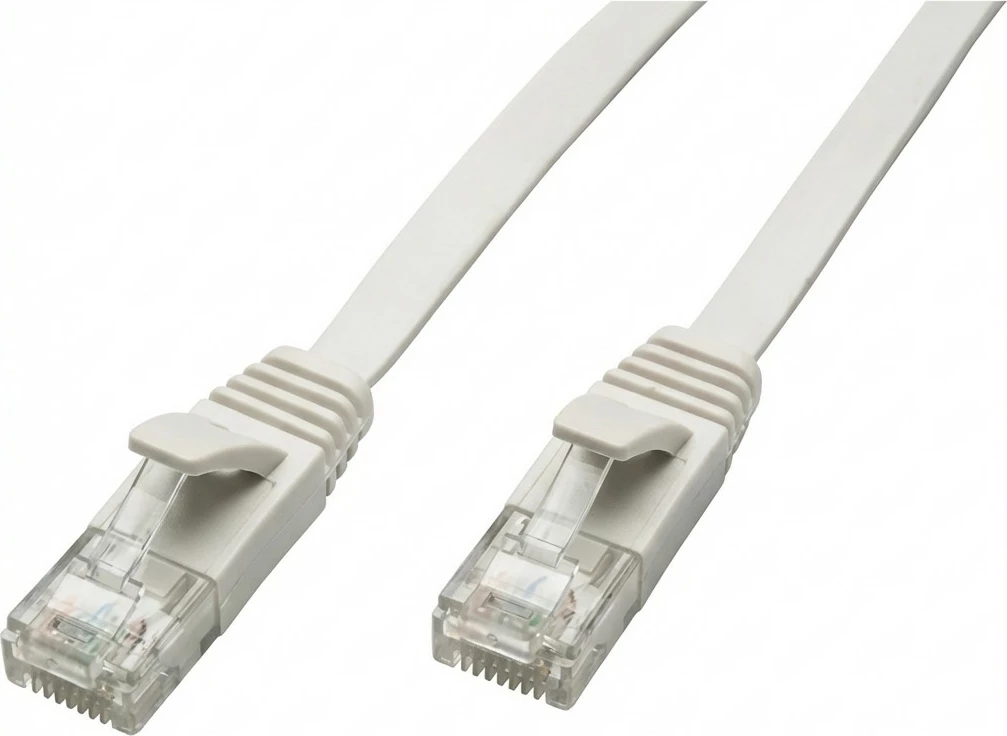 Kabllo LAN Captiva Patch CAT6a, 2 m, RJ45, e bardhë