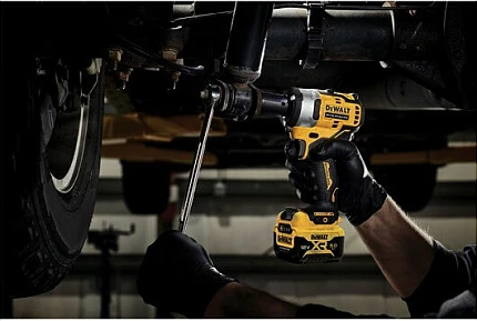 Çelës goditës DeWALT 12V, brushless, 5Ah, zi/verdhë