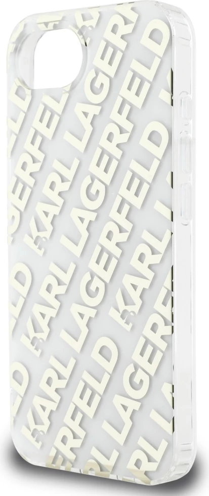 Mbështjellës Karl Lagerfeld IML Repeat Logo për iPhone 16e, Gold