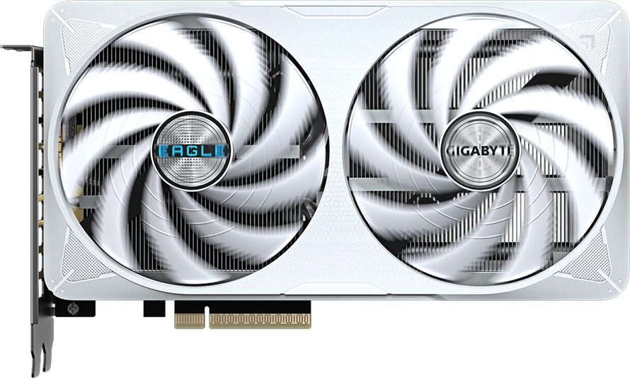 Kartelë grafike GIGABYTE GeForce RTX 5060 Ti EAGLE OC ICE 8GB GDDR7, PCIe 5.0, 1x 8-pin, 3x DP, 1x HDMI, e bardhë