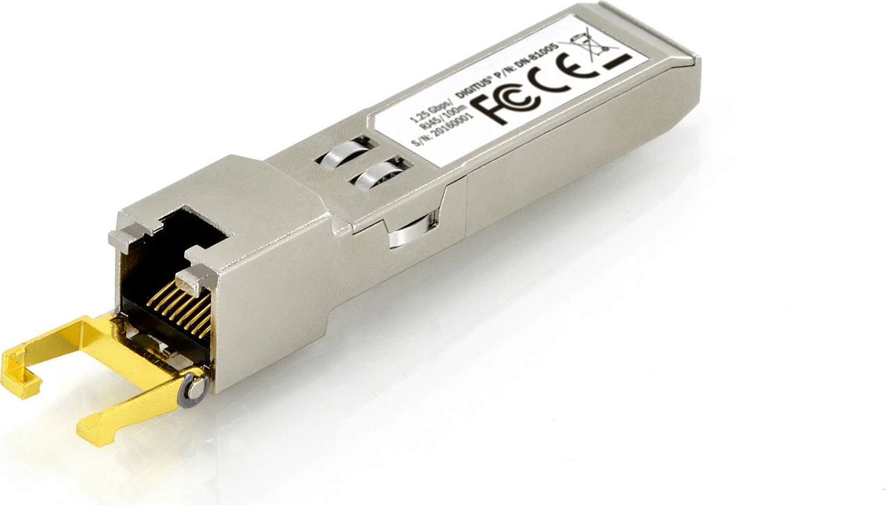 Modul SFP Copper Digitus Mini GBIC, RJ45, 1.25 Gbps, 100 m, Metallic