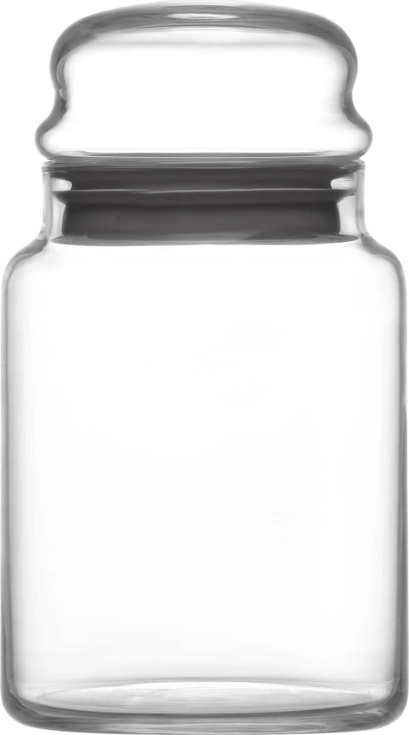 Kavanoz qelqi me kapak LAV HORECA Phuket 890 ml transparent, set 6 copë