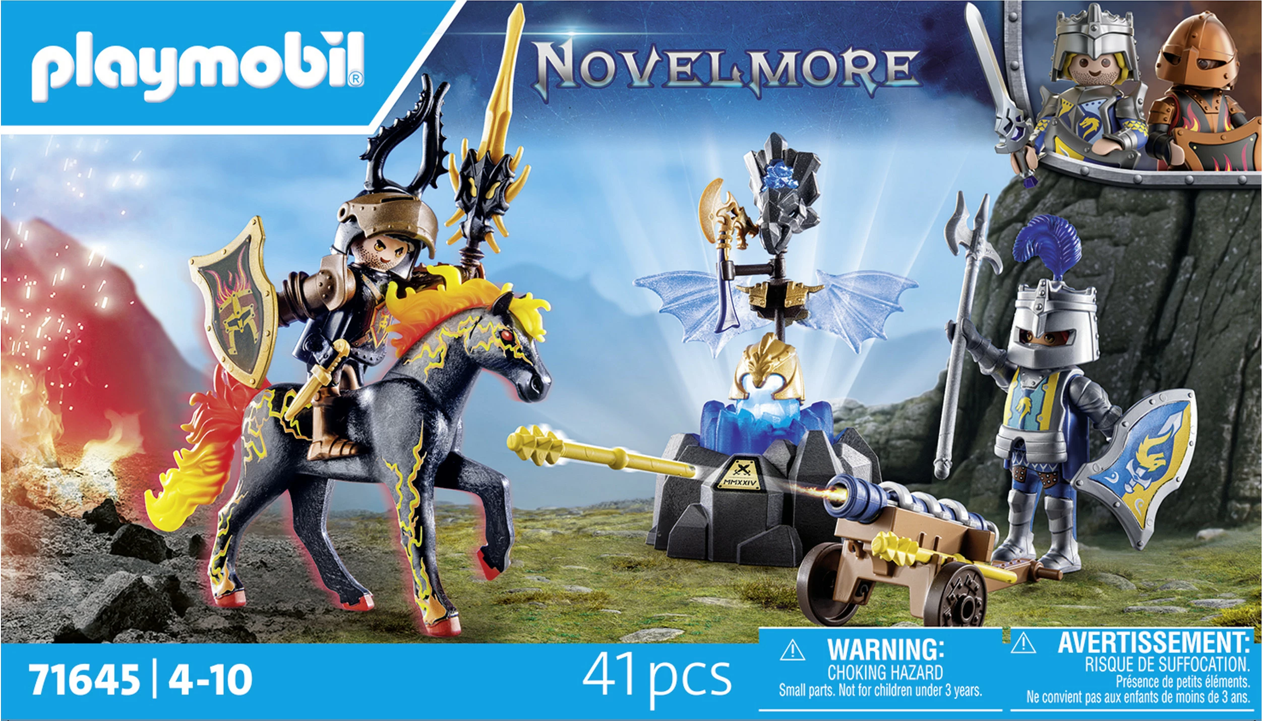 Set lodrash Playmobil Novelmore 71645, 41 copë, 4-10 vjeç
