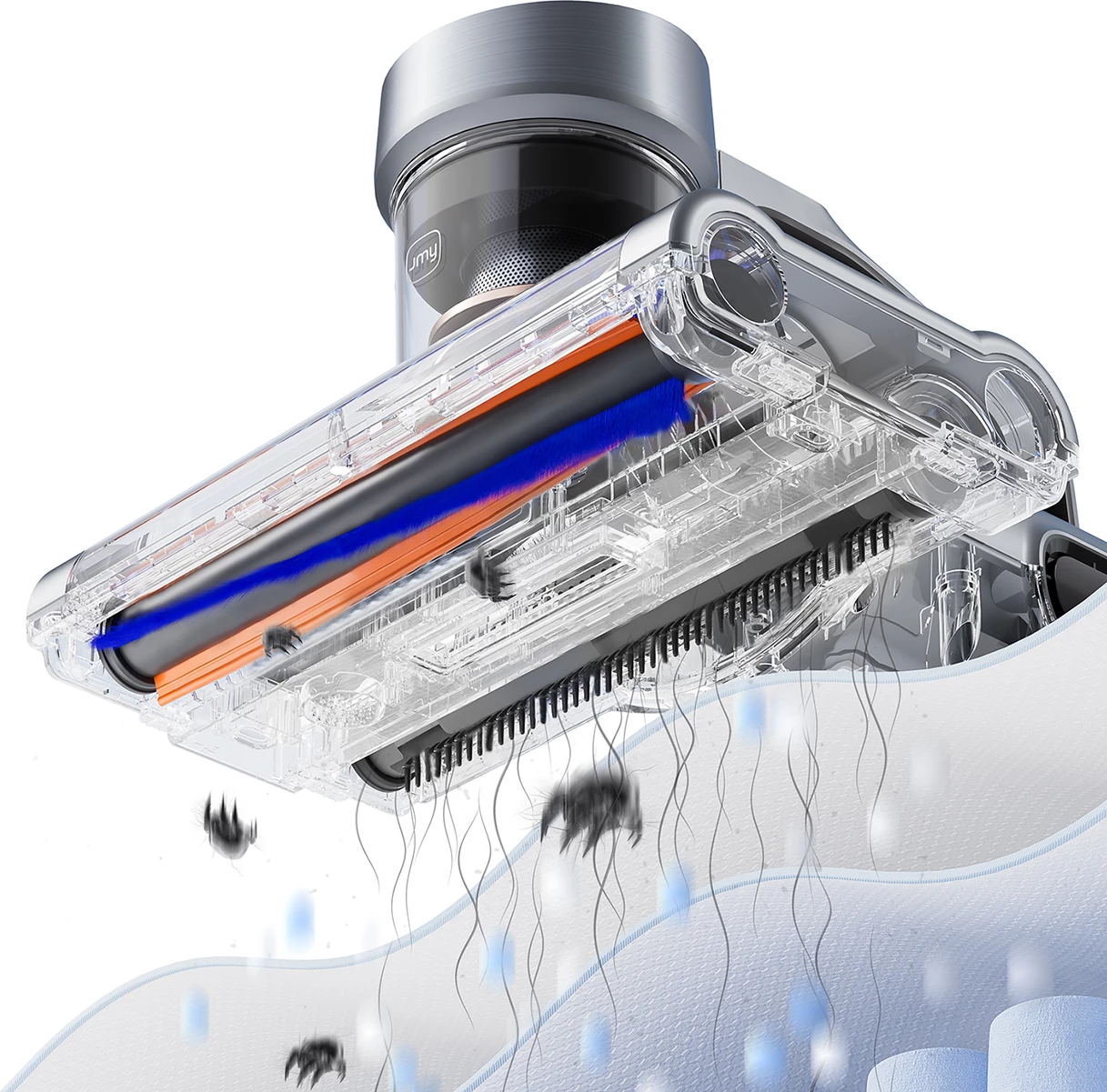 Fshesë me korrent JIMMY BX7, 600W, 15kPa, UV & ultratinguj, argjendtë/zezë