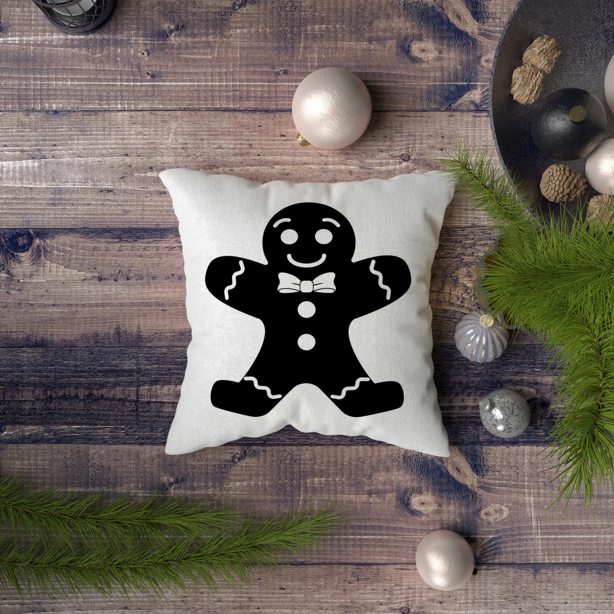 Jastëk dekorativ Aberto Design, NYXMAS130, shumëngjyrësh, 43x43cm