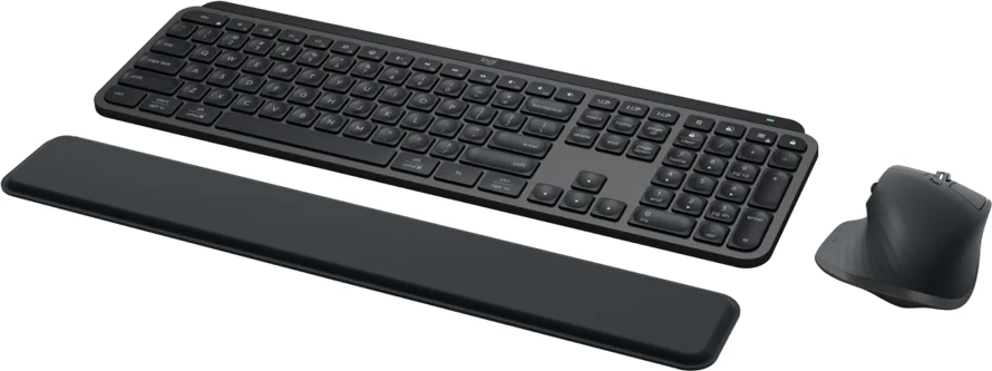 Tastierë dhe Maus wireless Logitech MX Keys S Bluetooth Combo, me palm rest, Graphite