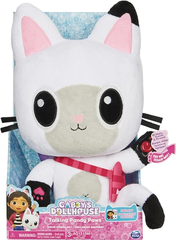 Gabby's Dollhouse - Talking Pandy Paws 13" Soft Toy