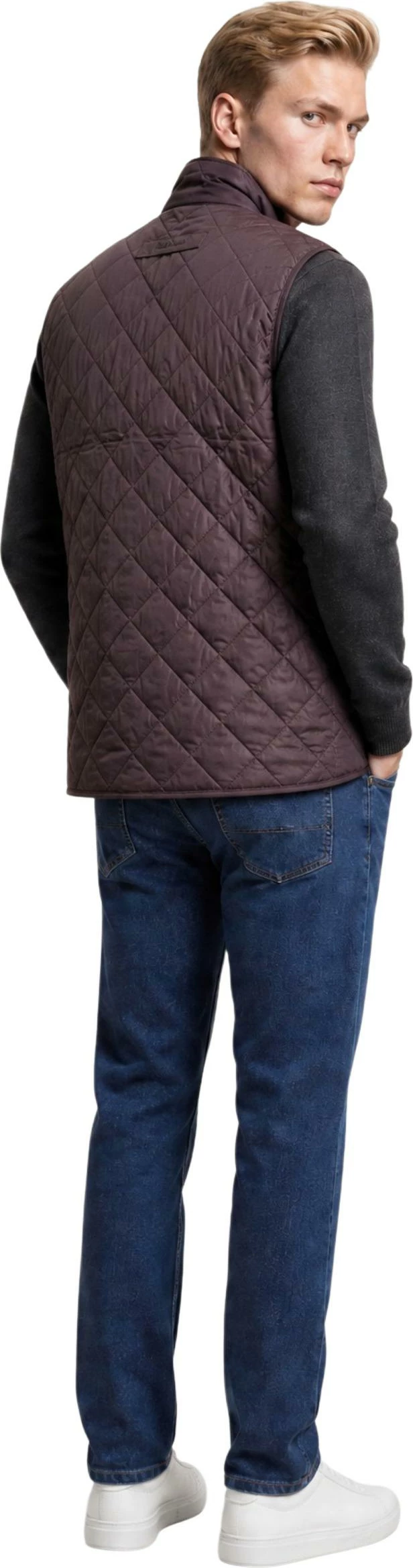 Jelek për meshkuj Barbour New Lowerdale Gilet 262MMGI0245, kafe e errët [Madhësia: S]
