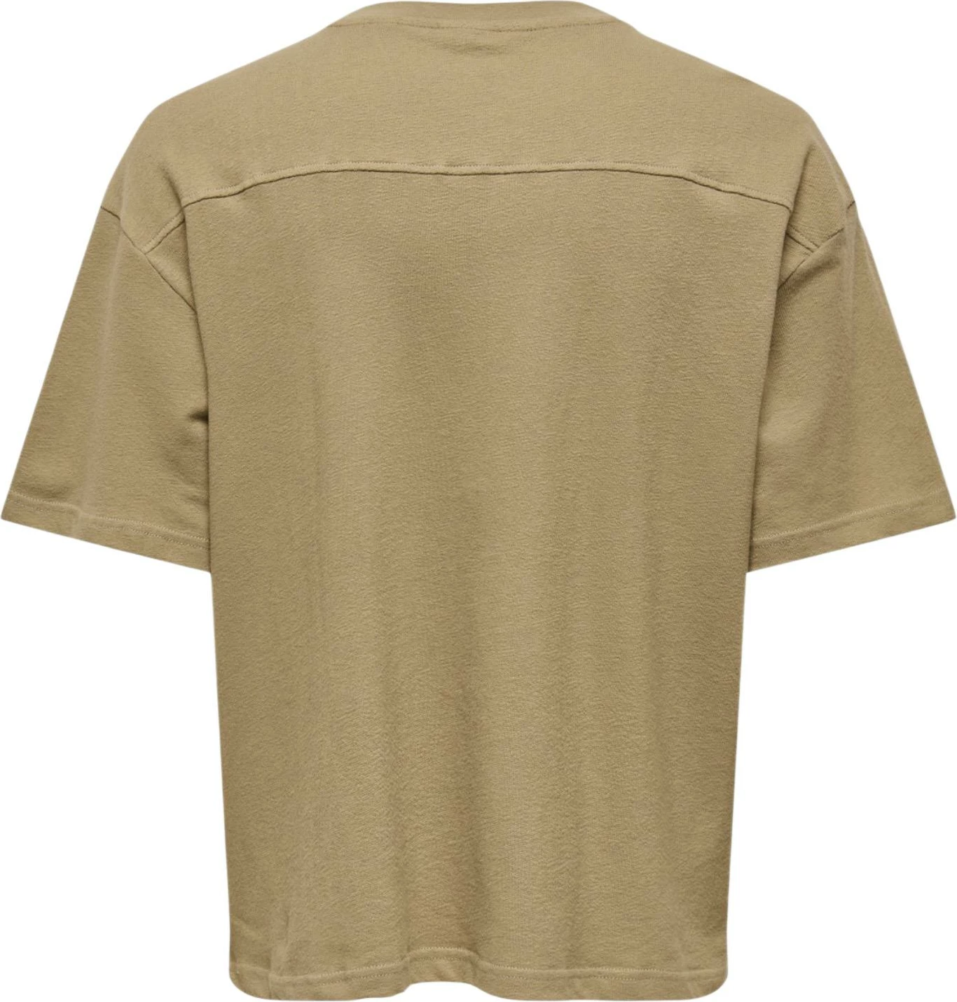 Maicë për meshkuj Only & Sons Onslenny Ovz Ss Strct Tee Noos 22036392, kafe [Madhësia: XL]