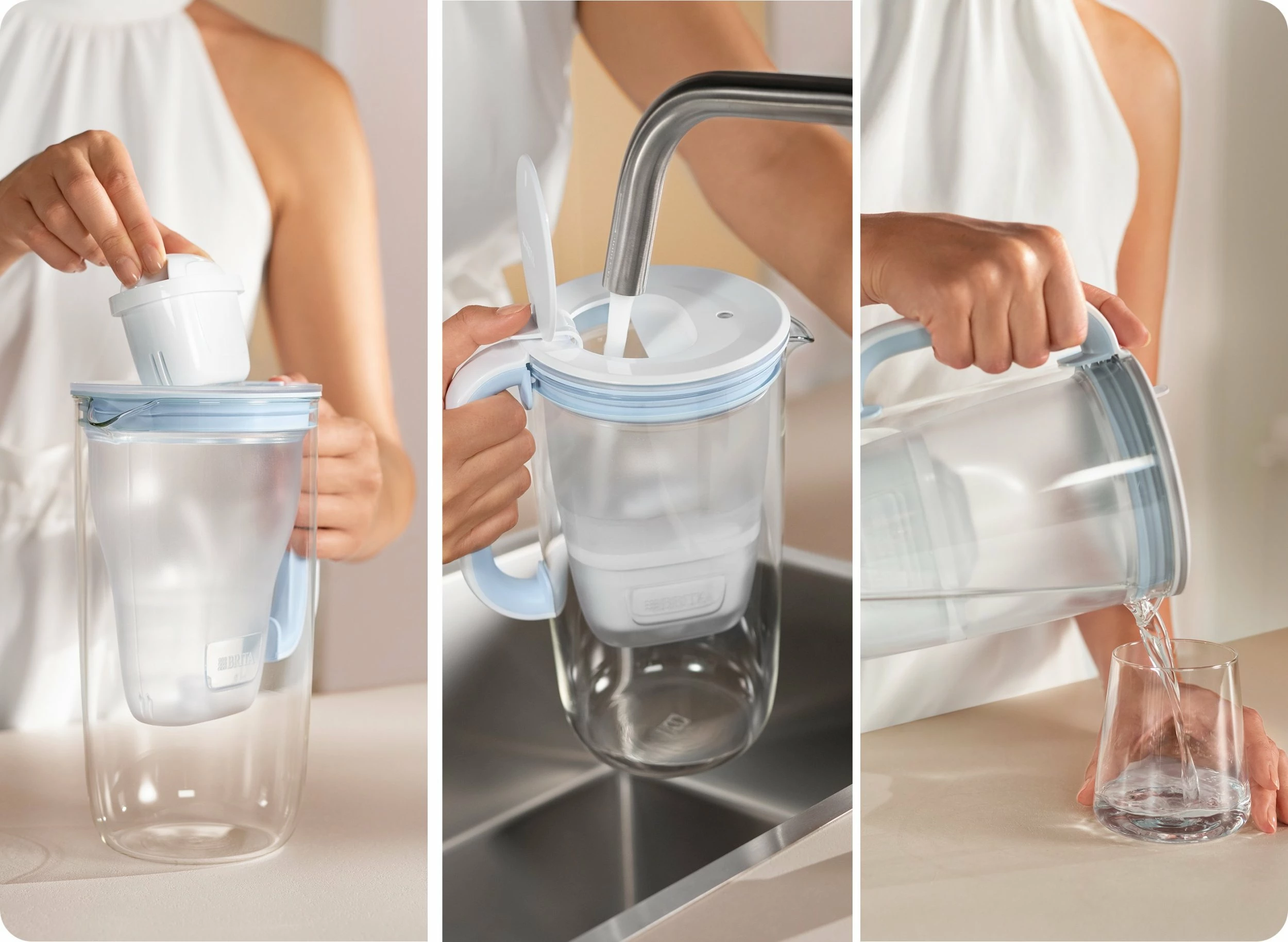 Kartrixh filtri uji Brita MAXTRA PRO Pure Performance 150 L, set 3 copë
