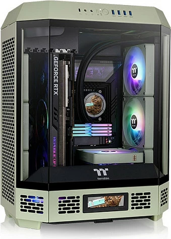 Kasë Thermaltake The Tower 600, Midi Tower, Matcha Green