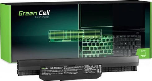 Bateri laptopi Green Cell A31-K53 për Asus X53S/X53T/K53E, 4400mAh 10.8V, e zezë