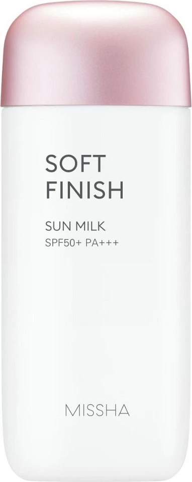 Qumësht mbrojtës dielli për femra Missha All Around Safe Block Soft Finish Sun Milk SPF50+/PA+++, 70ml