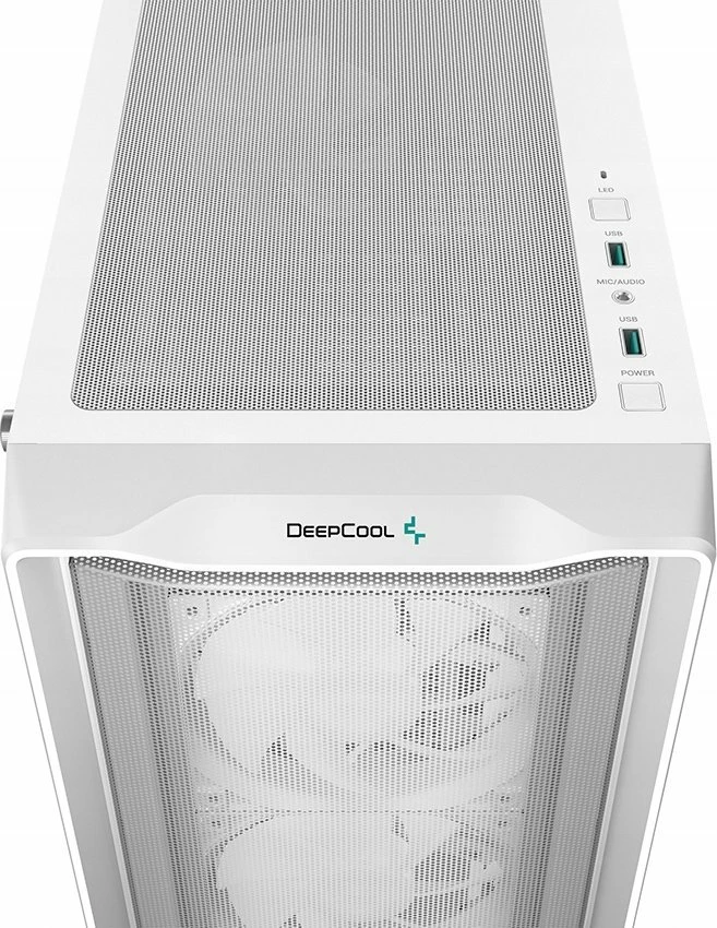 Kasë Deepcool CC560 Mesh V2 ARGB (R-CC560-WHAMA4-G-2), Midi Tower ATX, e bardhë