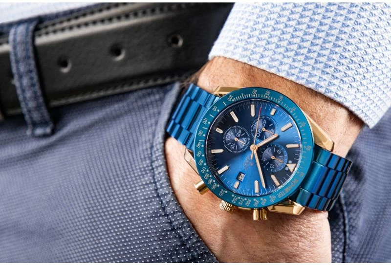 Orë dore për meshkuj Giewont, blue copper