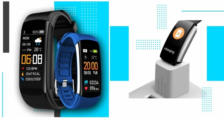 Smartwatch Giewont, zi e kaltër