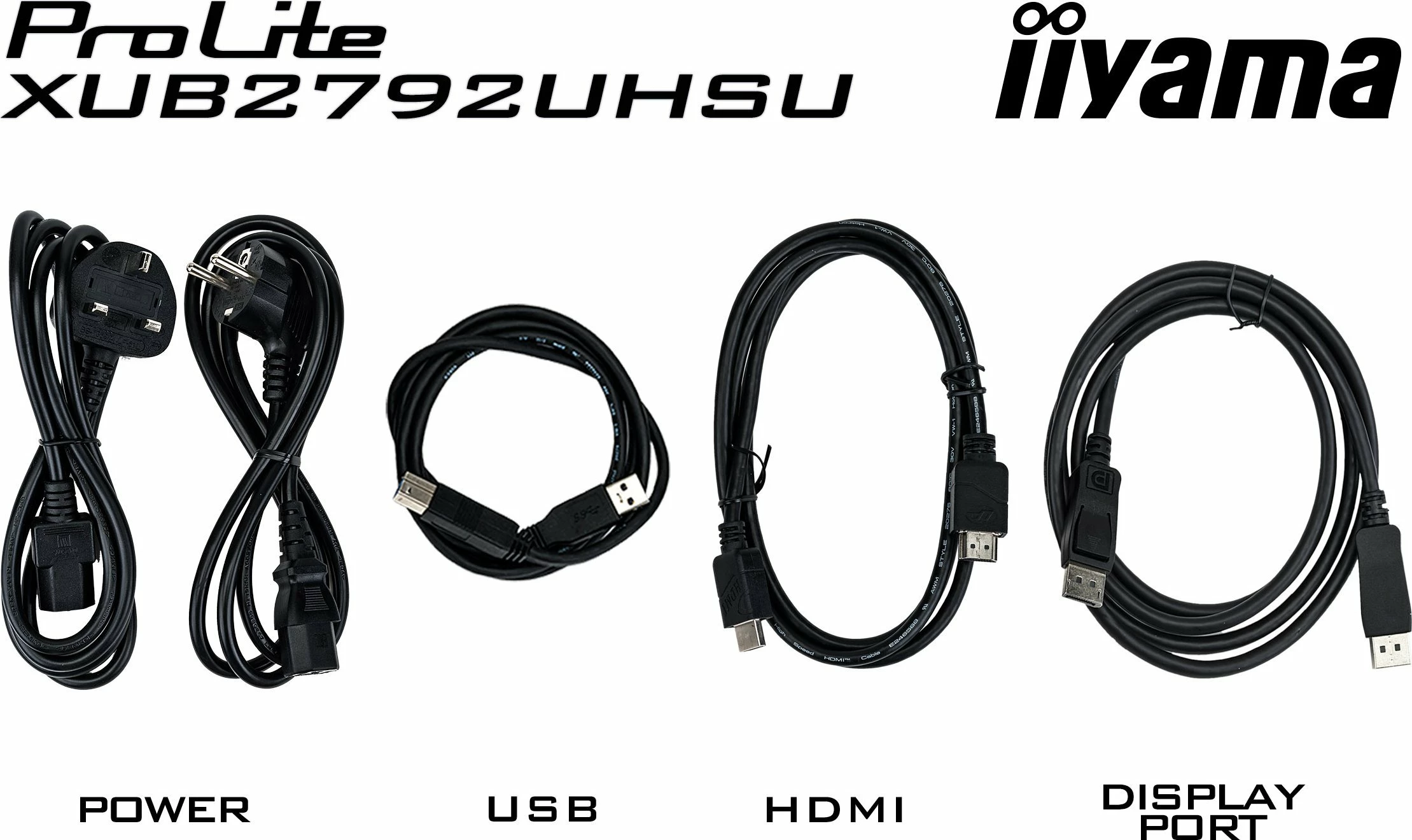 Monitor iiyama ProLite XUB2792UHSU-B6 27\" 4K UHD IPS USB-C, i zi