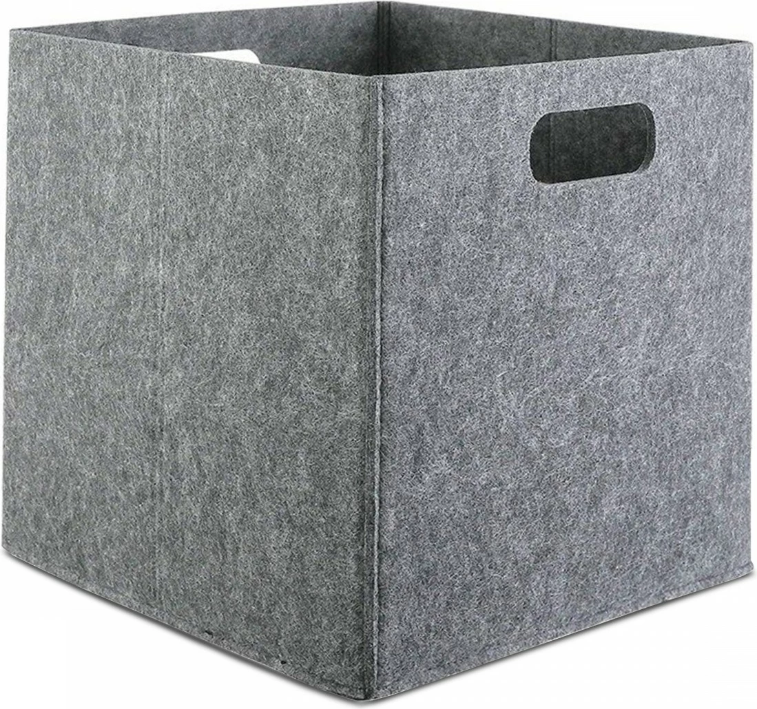 Shportë organizuese prej fëlti, gri, Aberto Design, HMY-6393, 30x30x30cm