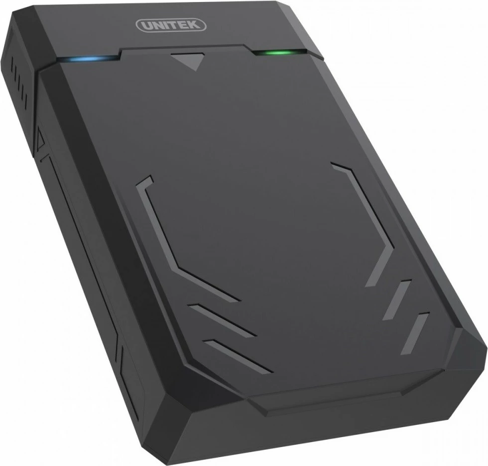 Kasë e jashtme Unitek Y-3035 për HDD/SSD 2.5"/3.5", USB 3.1, e zezë/gri