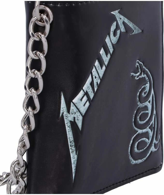 Portofol NEMESIS NOW Metallica Black Album, PU, me zinxhir sigurie, i zi