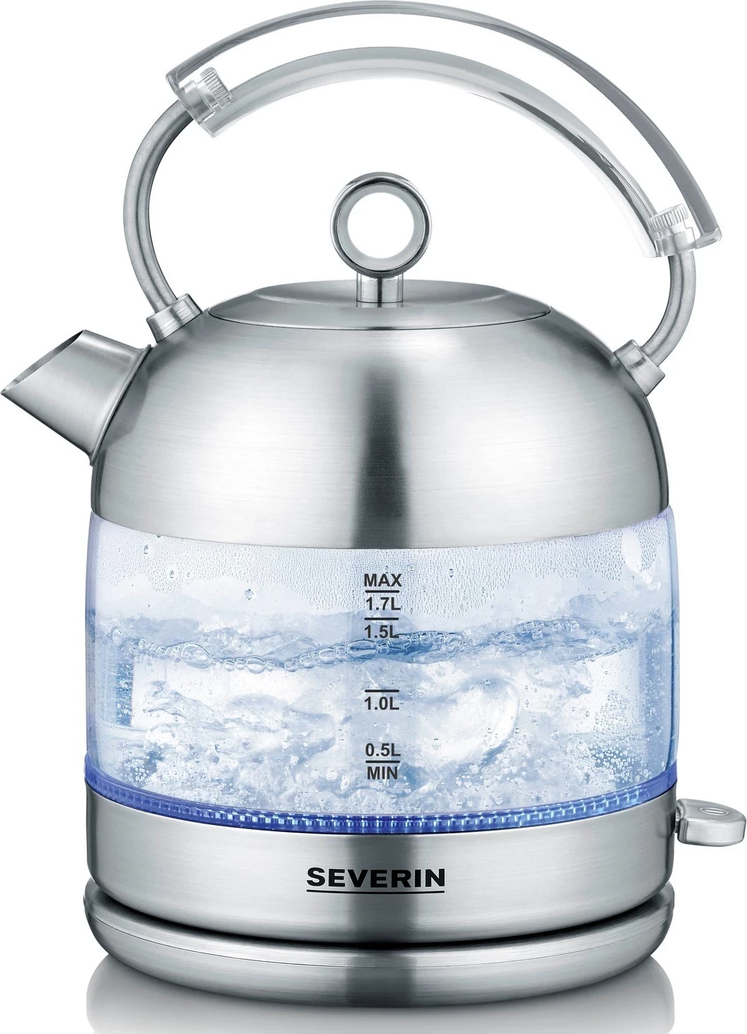 Ketli elektrik Severin, modeli WK 3459, ngjyrë argjendi