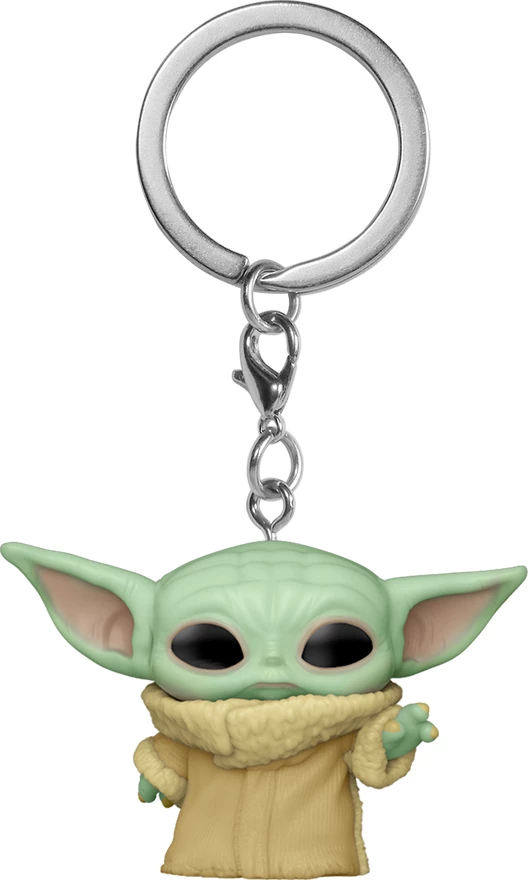 Varëse çelësash Funko Pocket Pop Star Wars The Mandalorian The Child, jeshile/bezhë