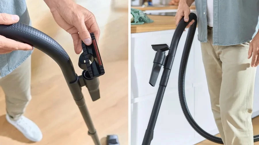 Fshesë me korent Bosch BGB38RD2, 600W, me qese, e kuqe