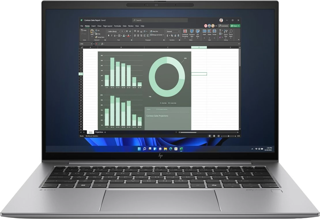 Kompjuter HP ZBook Firefly G11 A, 14", AMD Ryzen 5 8640HS, 16 GB RAM, 1 TB SSD, Gri
