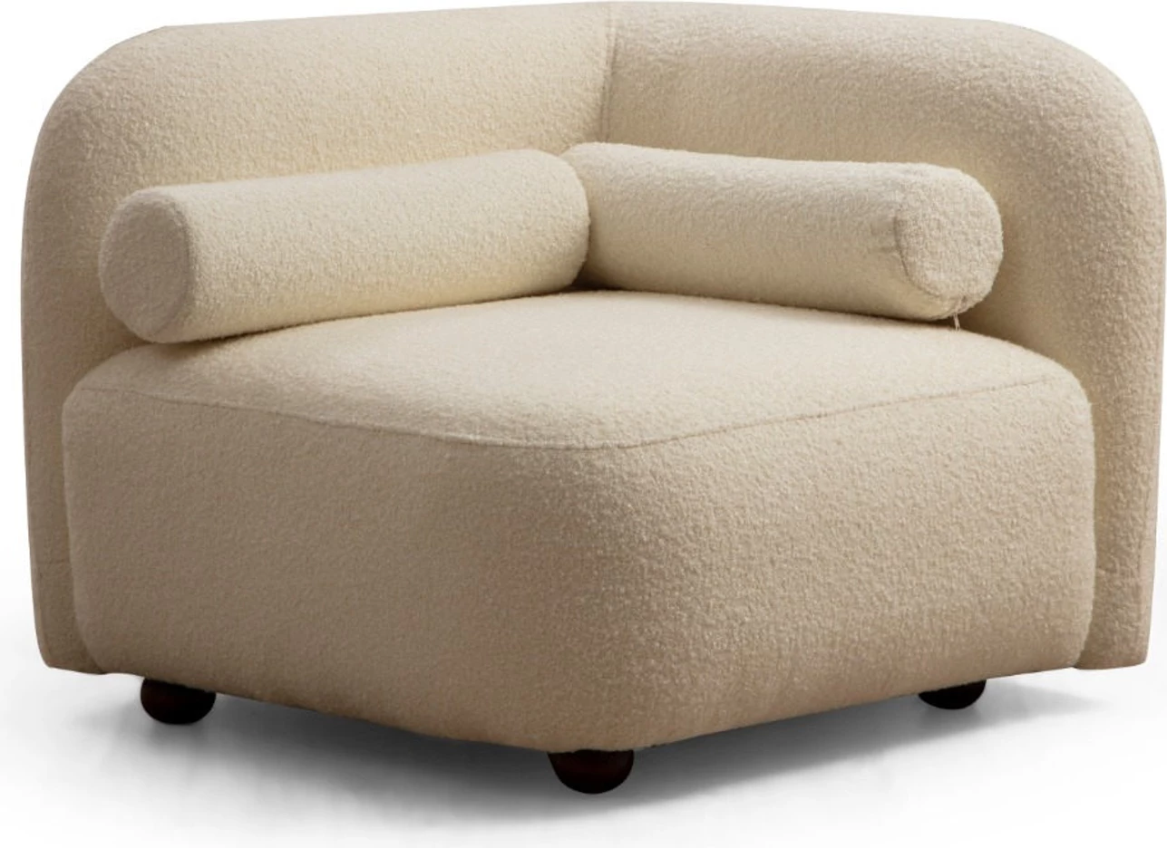 Karrige Wing Atelier del Sofa, bouclette krem Victoria