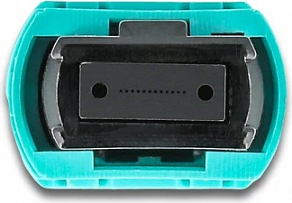 Kabllo fibër optike DeLOCK MPO-MPO, OM4 multimode 50/125µm, 12 fibra, 2 m, ngjyrë aqua