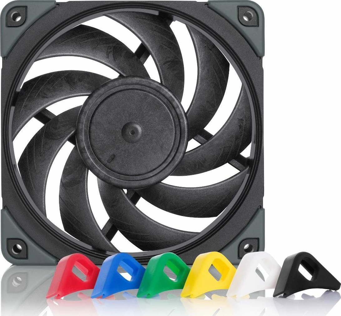 Ventilator PC Noctua NF-A12x25 PWM chromax.black.swap 120mm 4-pin 2000rpm, i zi, 1 copë