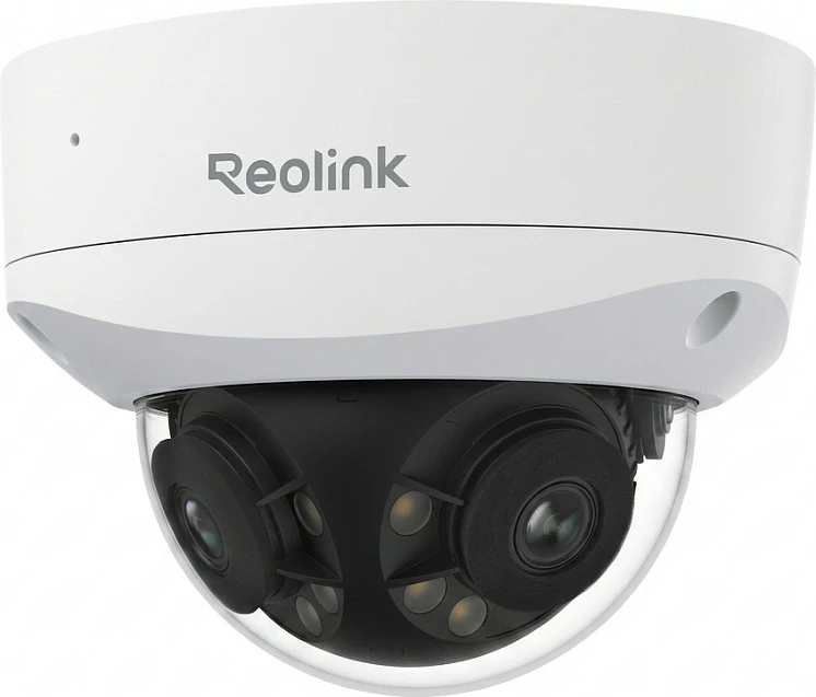 Kamerë rrjeti Reolink Duo Series P757, dome me dy lente, e bardhë