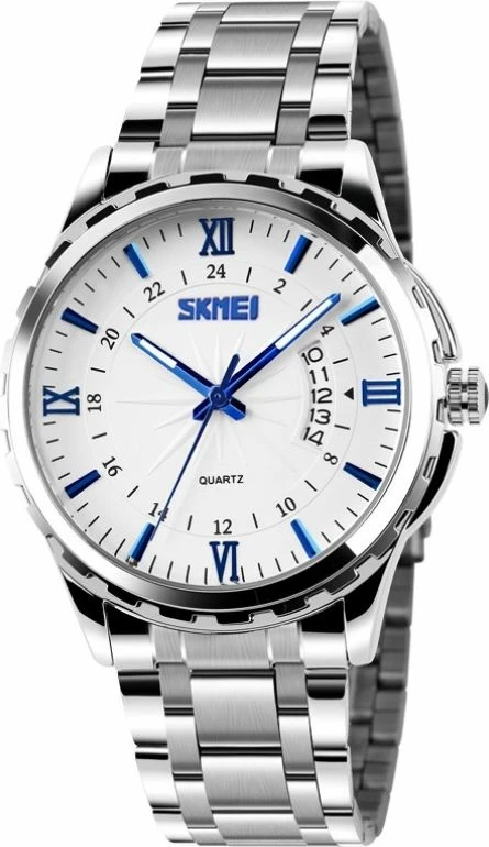 Orë dore për meshkuj Skmei, argjendtë