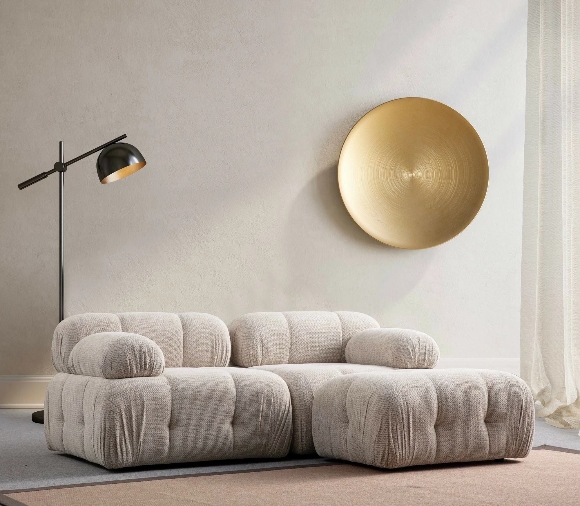 Këndare Atelier del Sofa Petite 2, krem