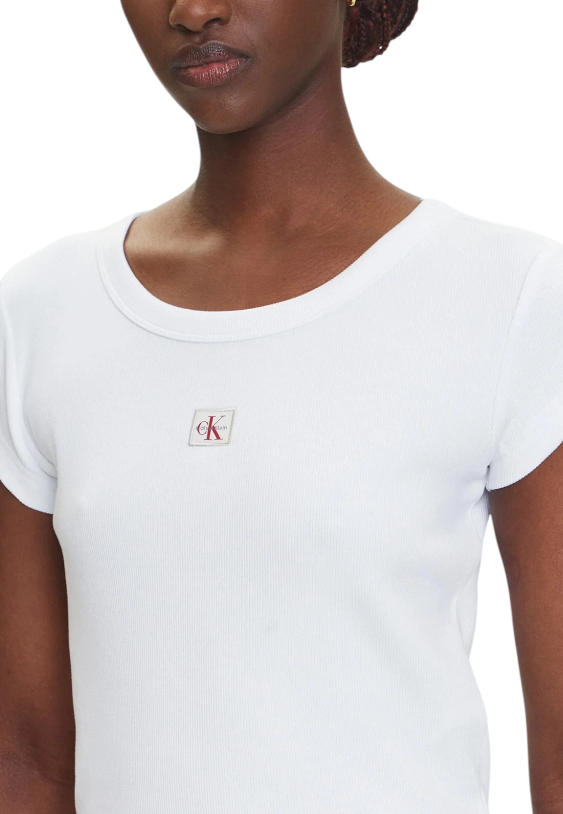 Maicë për femra Calvin Klein Jeans LV047C200G, e bardhë [Madhësia: M]