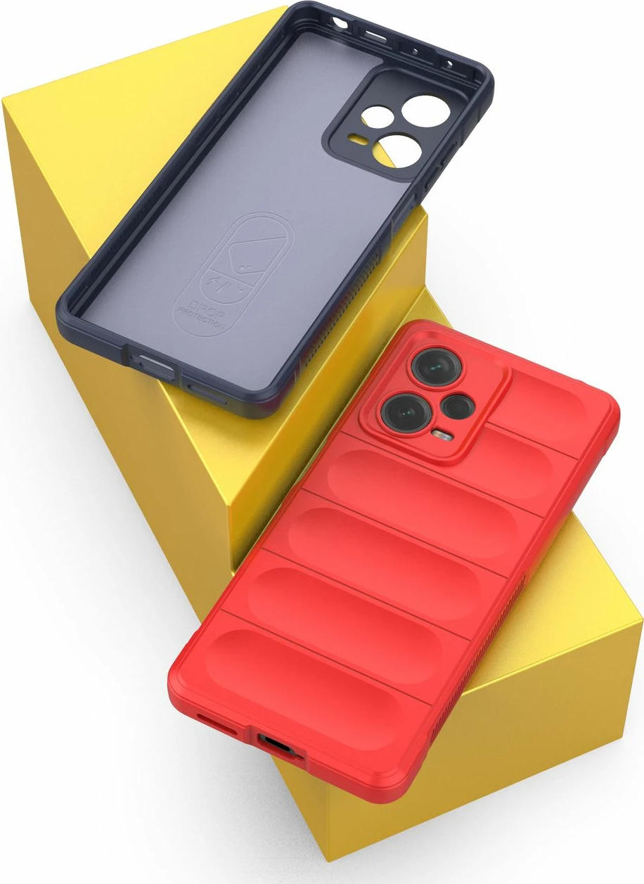 Mbështjellës Hurtel Magic Shield Case për Xiaomi Redmi Note 12 Pro+, i kuq