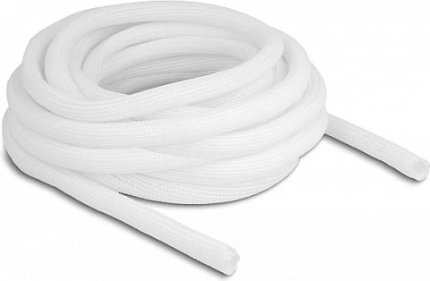 Gyp rrjete vetë-mbyllës për kabllo DeLOCK, 10 m, 13 mm, i bardhë
