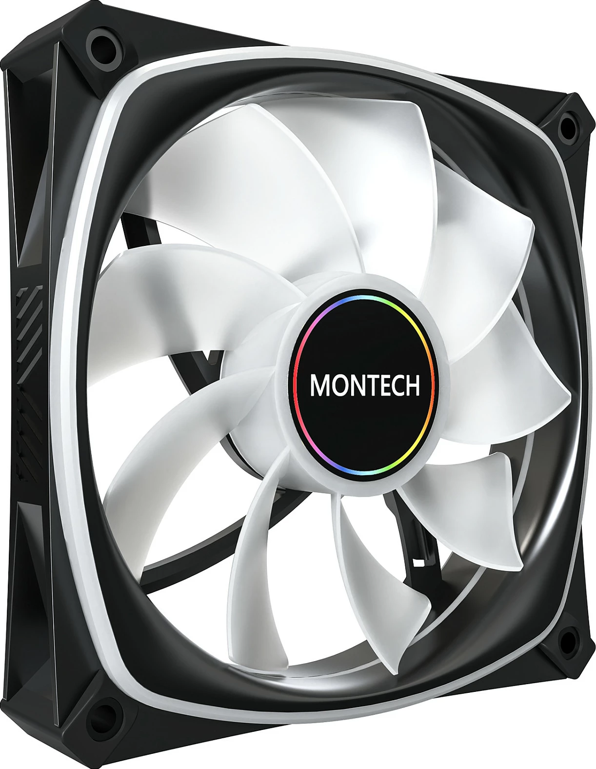 Ventilator kasë Montech RX120 Pro, 120mm, RGB, i zi