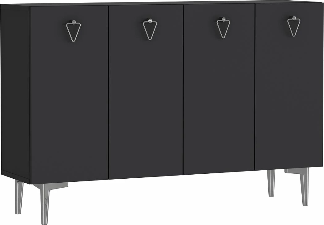 Konsol Skye Decor, Leyla, anthracite dhe argjend