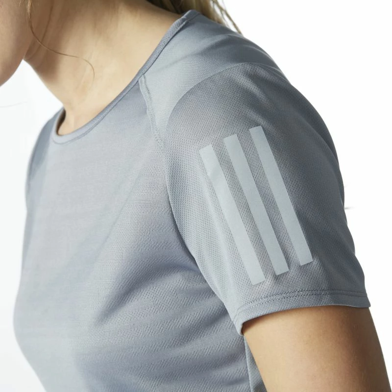 Adidas Response Bluzë me mëngë të shkurtra për femra, gri [Madhësia: S]