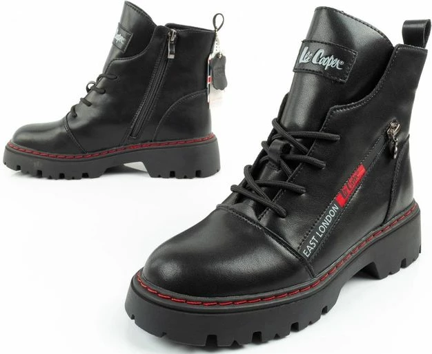 Çizme Lee Cooper për femra, të kuqe