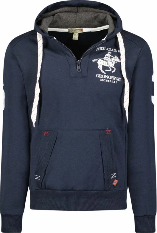 Duks me kapuç për meshkuj Geographical Norway, navy blue