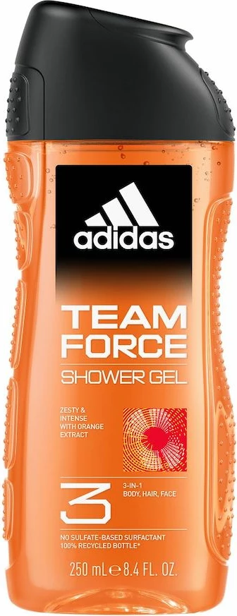 Xhel dushi Adidas Team Force për meshkuj 250ml