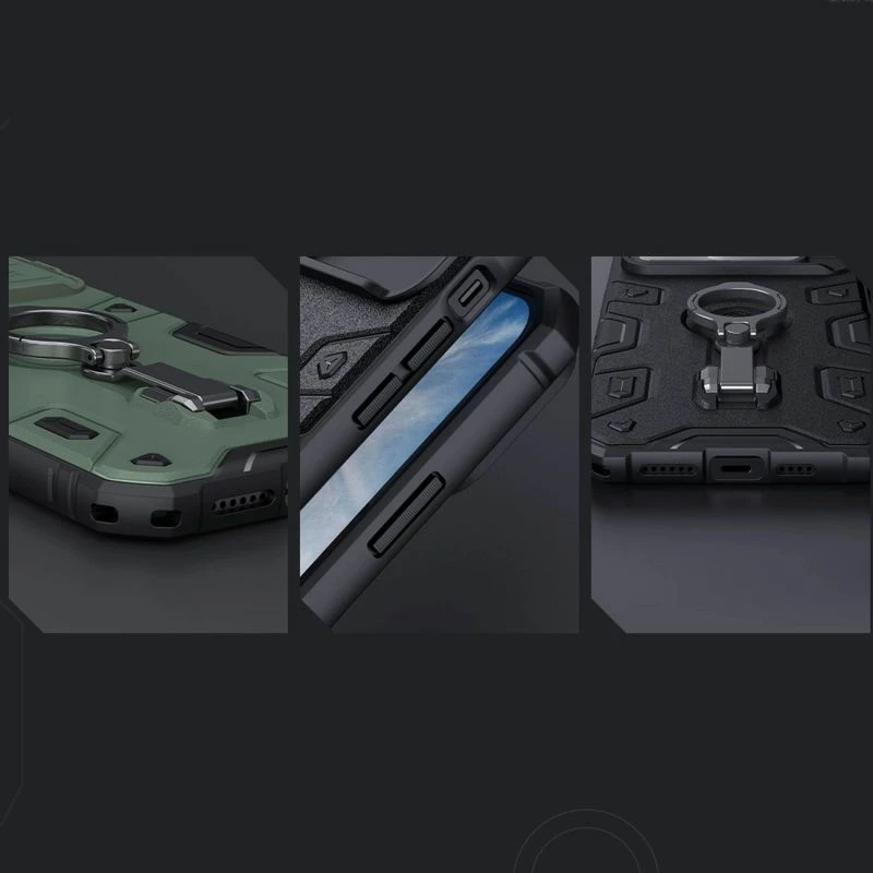Maskë telefoni Nillkin CamShield Armor Pro iPhone 14 Plus, kaltër [Ngjyra: Kaltër]