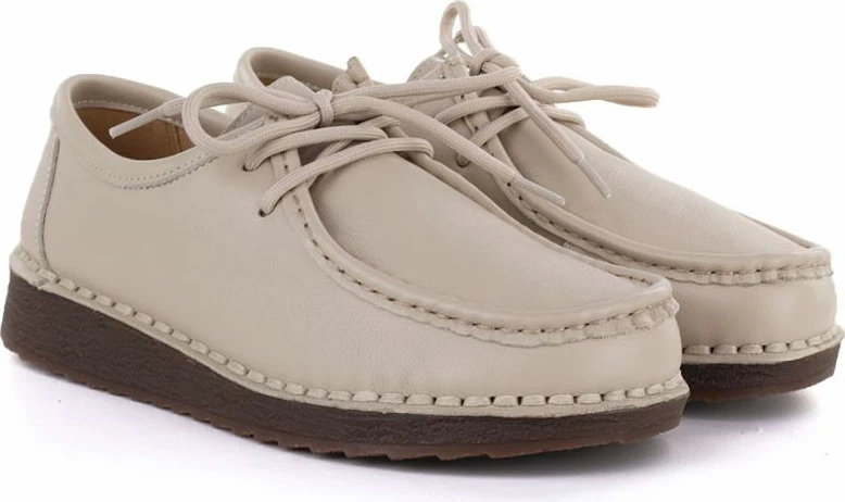 Mokasina lëkure për femra Artiker 58C1519, bezhë