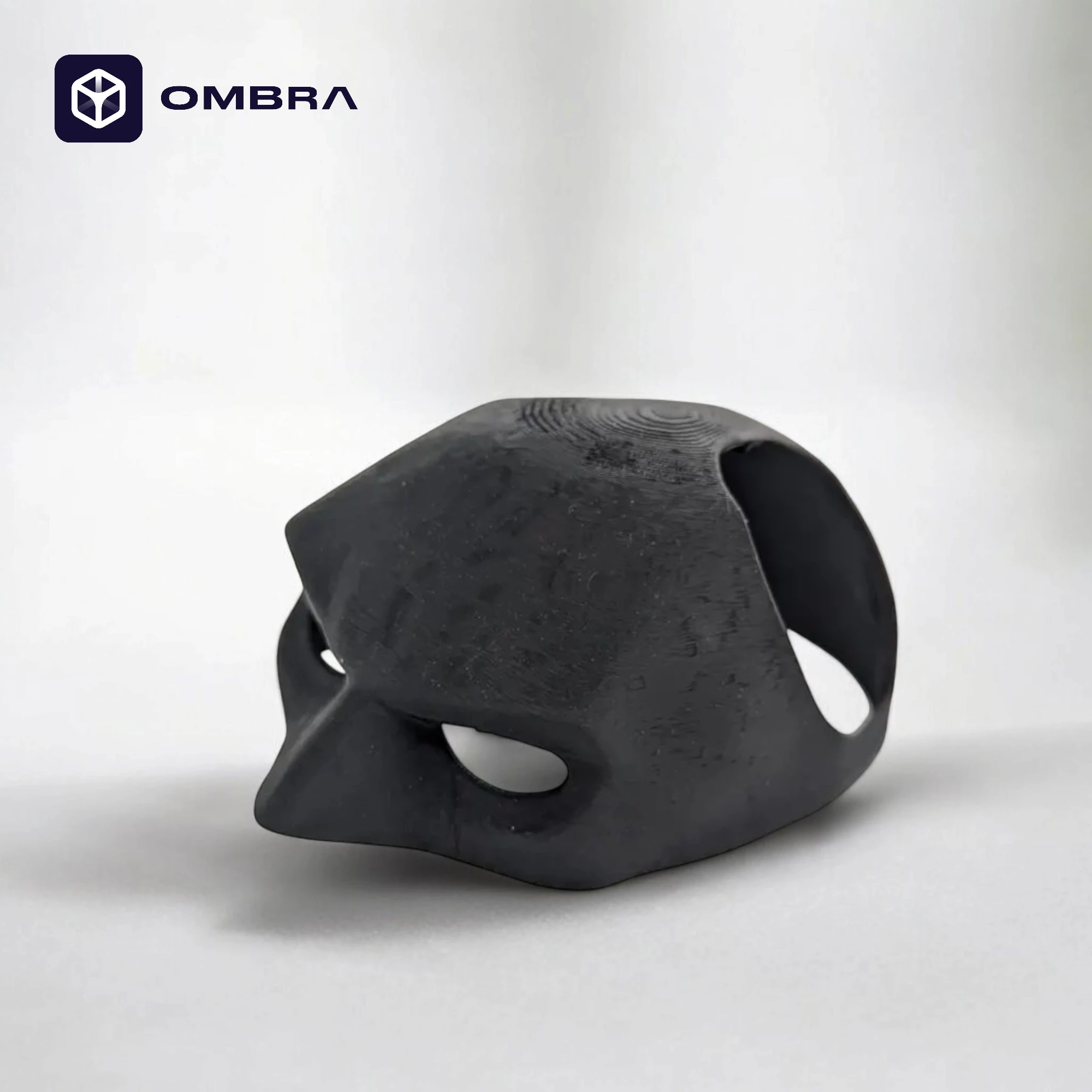 Maskë Dekorative për Mace (Batman Mask) - e zeze